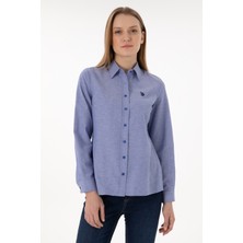 U.S. Polo Assn. Kadın Saks Gömlek Basic 50297002-VR045