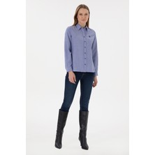 U.S. Polo Assn. Kadın Saks Gömlek Basic 50297002-VR045