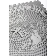 9 Mödüllü Oyun Masaj Demiryolu Ortopedik Halı Duyu Matları Puzzle Masaj Tren Yolu