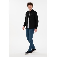 U.S. Polo Assn. Erkek Siyah Gömlek Basic 50296777-VR046