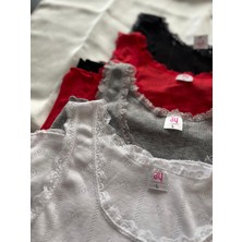 4'lü Dantelli %100PAMUK Atlet