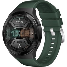 Novstrap Huawei Watch Gt 2e ile Uyumlu Kordon Tam Uyumlu Geçmeli Pimli Silikon Kordon Kayış