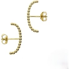 925 Ayar Gümüş Boncuk Still Küpe - 1 Çift