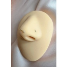 925 Ayar Gümüş Hızma- Taş Çapı 2mm- 1 Adet