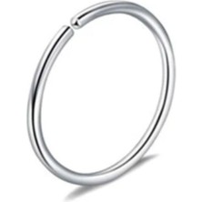 Cerrahi Çelik Halka Hızma Piercing Çap 8 mm x Kalınlık 1 mm - 1 Adet