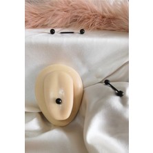 %100 316 L Cerrahi Çelik Jüpiter Dil Piercingi - Bar Uzunluğu 16 mm - 1 Adet