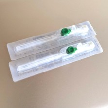 Kulak, Dudak, Kaş Için Yeşil Piercing Iğnesi -18 G - 2 Adet