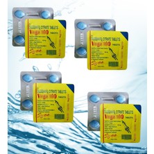 Vega 100MG 4'lü Tablet x 4 Dizi Gecıktırıcı_lı Sertlestırıcı_lı Performans Takviye Guç Kuvvet Hapı Istek Arttırıcı Cıalıs_ Viağra_vieğra Lıfta_ Krem Sprey 20MG 5mg