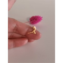 %100 316 L Cerrahi Çelik Dansçı Kadın Piercing - Bar Uzunluğu 6 mm - 1 Adet