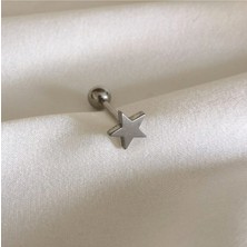 Yıldız Uçlu Dil Piercing (17 Mm)