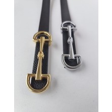 Kadın Kemer Gümüş,gold Tokalı Ikili Set