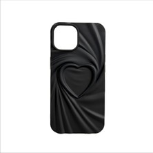 iPhone 15 Uyumlu Heart Tasarımlı Silikon Kılıf