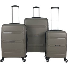 Saddlebag Lucas Pp Kırılmaz Silikon Valiz  3'lü Set