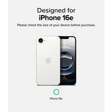 Apple iPhone 16E Kılıf Magsafe Wireless Kablosuz Şarj Destekli Sert Silikon Şeffaf Kapak Manyetik