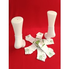 Bambu Dilişsiz Beyaz Patik Kadın Çorabı