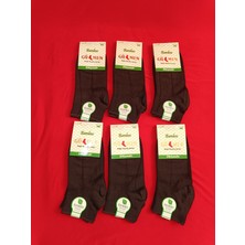 Dikişsiz Bambu Kadın Patik 6'lı Paket