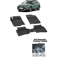 Sahler Hyundai Bayon 2021-2025 Uyumlu 4.5D Premium Havuzlu Paspas- Bayon