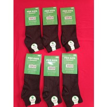Dikişsiz Bambu Erkek Patik Siyah 6'lı Paket