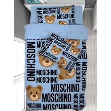 Baby Marka Moşino Desen Nevresim Set Unisex 0-6 Ay