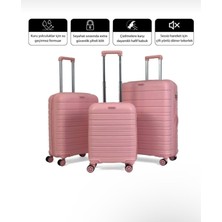 Saddlebag Karbon Pp Seyahat Valizi Horizon Serisi Kırılmaz Bavul, Kabin Boy&Büyük Boy