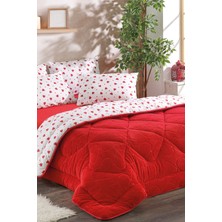 Jakarlı Welsoft Uyku Seti Çift Kişilik 195x215 cm + Çarşaf + Yastık Kılıfı