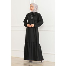 Orchid Style Taş Detaylı Tesettür Elbise