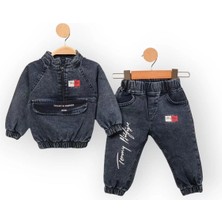 Baby Marka Tomm Desen Uzun Kol Kot Ikili Takım Unisex 1-5 Yaş