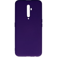 Bilişim Akademi  Oppo Reno 2z Kılıf Silikon Kılıf Yumuşak Kılıf Içi Kadife Lansman - Mor