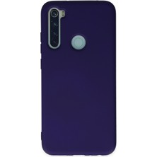 Bilişim Akademi  Xiaomi Redmi Note 8 Kılıf Silikon Kılıf Yumuşak Kılıf Içi Kadife Lansman - Mor
