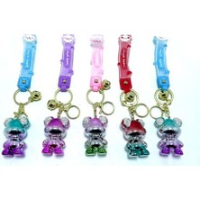 Acornbella Taşlı Ayıcık Silikon Anahtarlık