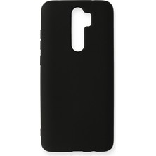 Bilişim Akademi  Xiaomi Redmi Note 8 Pro Kılıf Silikon Kılıf Yumuşak Kılıf Içi Kadife Lansman - Siyah