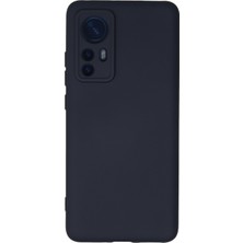 Bilişim Akademi  Xiaomi Mi 12 Kılıf Silikon Kılıf Yumuşak Kılıf Içi Kadife Lansman - Lacivert
