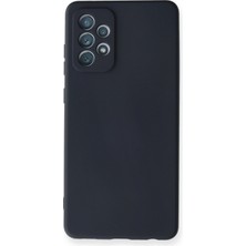 Bilişim Akademi  Samsung Galaxy A72 Kılıf Silikon Kılıf Yumuşak Kılıf Içi Kadife Lansman - Lacivert