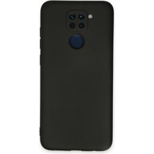 Bilişim Akademi  Xiaomi Redmi Note 9 Kılıf Silikon Kılıf Yumuşak Kılıf Içi Kadife Lansman - Siyah