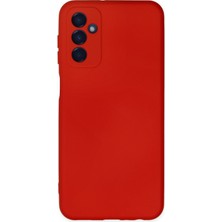 Bilişim Akademi  Samsung Galaxy M23 Kılıf Silikon Kılıf Yumuşak Kılıf Içi Kadife Lansman - Kırmızı