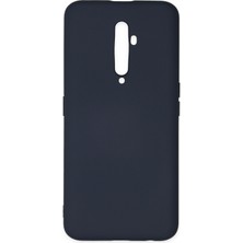 Bilişim Akademi  Oppo Reno 2z Kılıf Silikon Kılıf Yumuşak Kılıf Içi Kadife Lansman - Lacivert