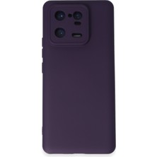 Bilişim Akademi  Xiaomi Mi 13 Pro Kılıf Silikon Kılıf Yumuşak Kılıf Içi Kadife Lansman - Mor
