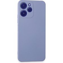 Bilişim Akademi  Xiaomi Redmi 12 Kılıf Silikon Kılıf Yumuşak Kılıf Içi Kadife Lansman - Lila