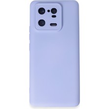 Bilişim Akademi  Xiaomi Mi 13 Pro Kılıf Silikon Kılıf Yumuşak Kılıf Içi Kadife Lansman - Lila