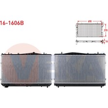 VEKA-16-1606B - Su Radyatoru Brazıng Chevrolet Lacettı (J200) 1.4i 16V M-T 2006-2012