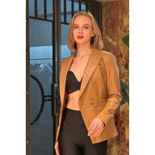 Lees İstanbul Blazer Ceket- Taba