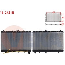 VEKA-16-2431B - Su Radyatoru Brazıng Kıa Rıo I (Dc) 1.3i - 1.5i A-T 2000-2005