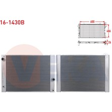 VEKA-16-1430B - Su Radyatoru Brazıng Bmw 5 (E60) 520I - 523I - 525I - 530I - 540I - 545I A-T 2003-2010/ 6 (E63) 630I