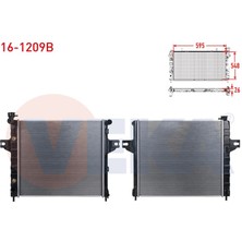 VEKA-16-1209B - Su Radyatoru Brazıng Jeep Grand Cherokee Iı (Wj,wg) 4.0 A-T/m-T 1998-2005