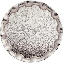 Yaren Style Altılı Gümüş Metalli Kahve Fincanı Takımı – Mırra Kahvesi Sunumu Için Özel Set  | Arap Espresso & Zemzem Takımı