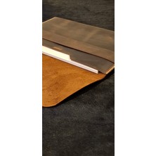 MAT DERİ Macbook Çanta Taba Hakiki Deri El Yapımı Macbook M1 M2 M3 M4 Kılıf