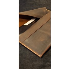 MAT DERİ Macbook Çanta Taba Hakiki Deri El Yapımı Macbook M1 M2 M3 M4 Kılıf