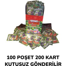 RedroX Brawl Stars Yeni 2025 Oyuncu Kartları 100 Poşet Içerisinde Toplam 200 Adet Kutusuz Figürlü Oyun Kartı