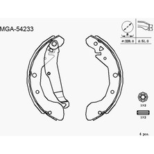 MGA-54233 - Kampana Balata ( Chevrolet: Rezzo 05 - 10)