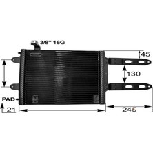 MGA-82151 - Klıma Radyatoru (Vw Polo 00-02)